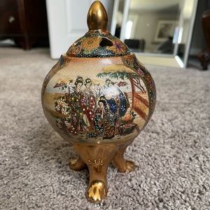 Beautiful Satsuma Incense Burner Perfect Condition